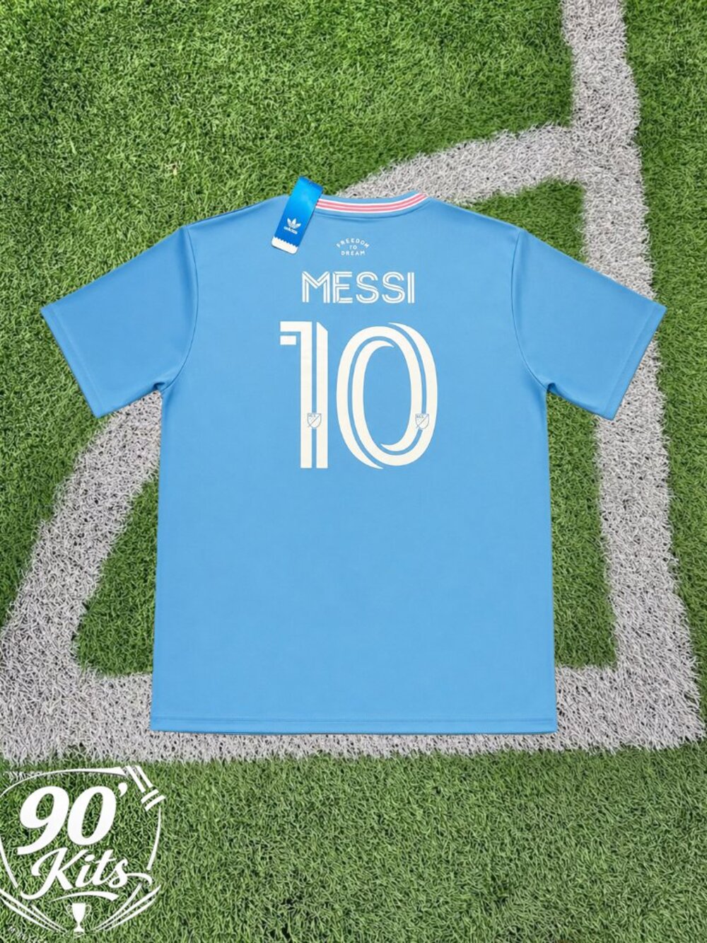 Lionel Messi #10 Aqua Soccer Jersey